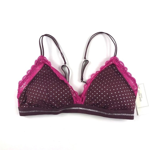 Hollister Other - NEW Hollister Lace Trim Bralette Sz Small